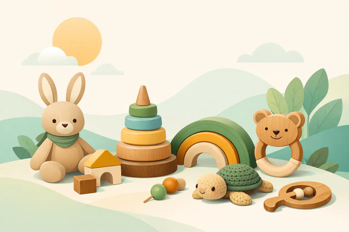 Plastic Free Baby Toys That Make Play Matter