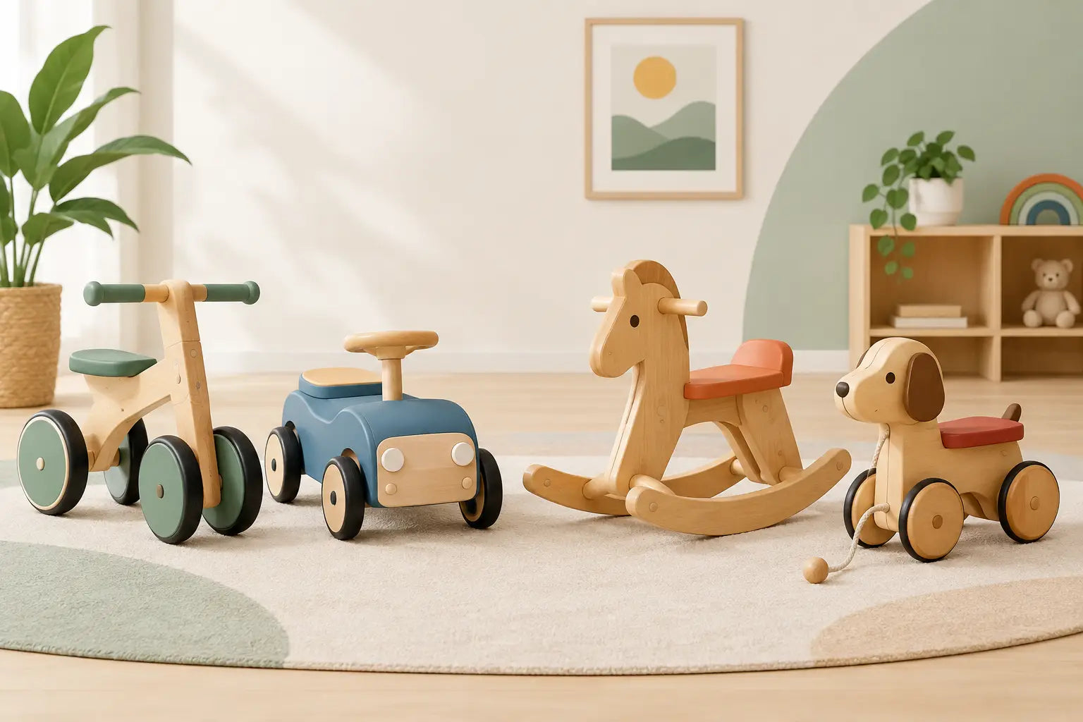 Best Wooden Ride On Toys for Growing Toddlers