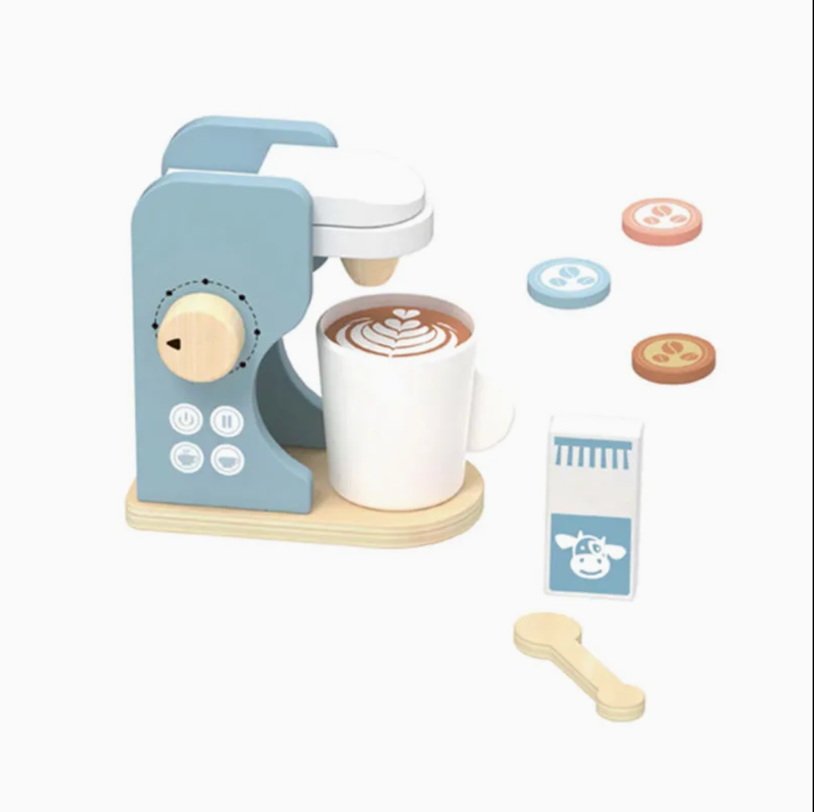 Wooden Coffee Set | Pretend Kitchen Toy for Kids