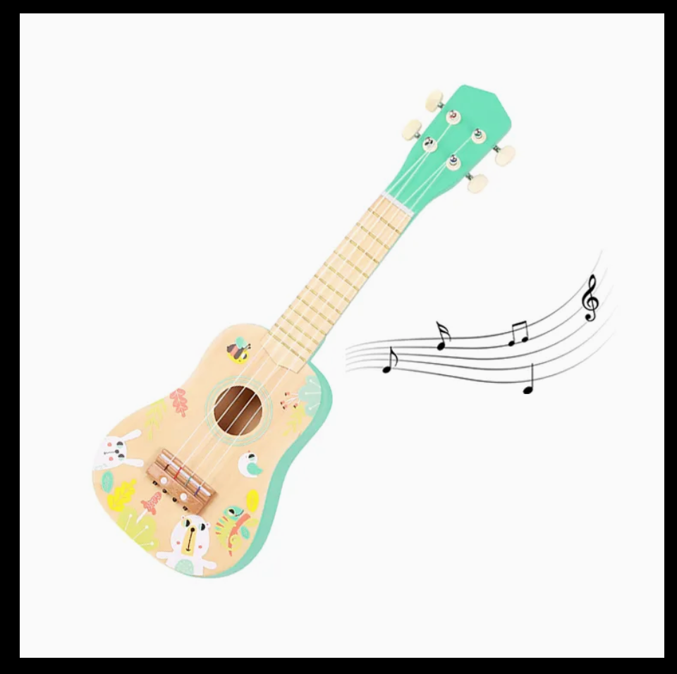 Wooden Ukulele for Toddlers  | Montessori Musical Toy